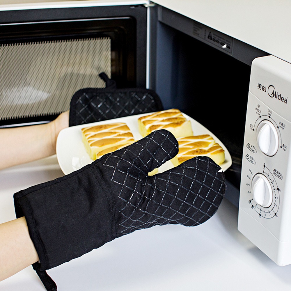 Oven Mitt Silicone - Luvas de Silicone Resistentes ao Calor