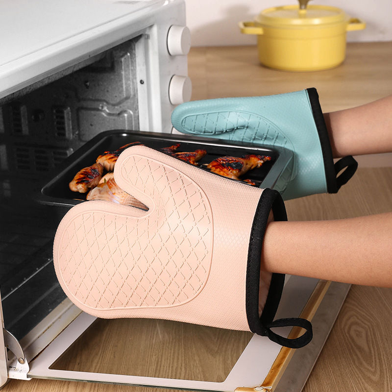 2 luvas de isolamento térmico  - Oven Mitt Silicone avaliação e preço