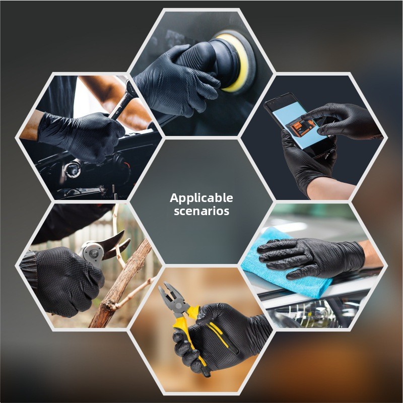 Luvas de Nitrilo com Padrão Di - Nitrile Mechanic Glove avaliação e preço