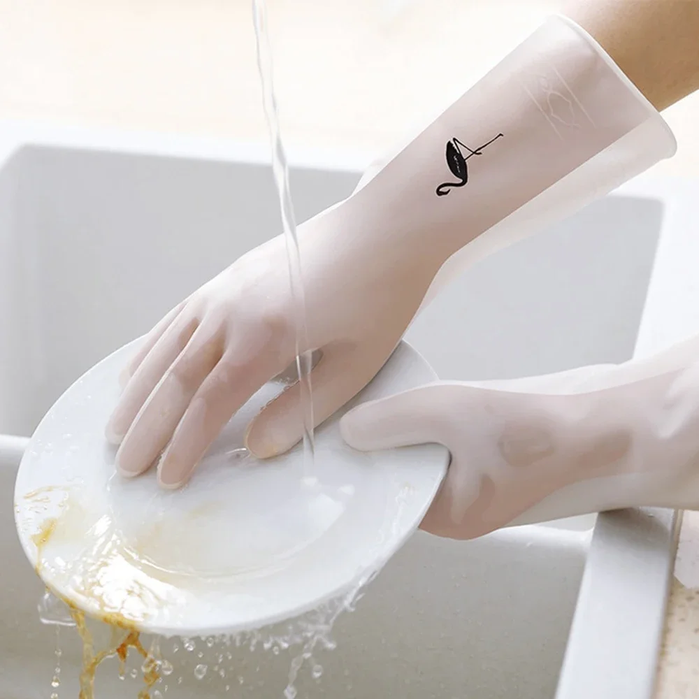 Luvas de lavagem de louça de l - Dish Glove Rubber avaliação e preço