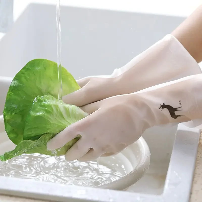 Luvas de lavagem de louça de l - Dish Glove Rubber avaliação e preço