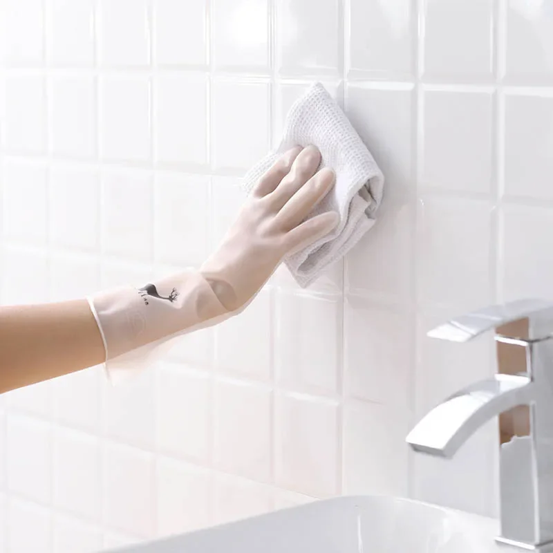 Luvas de lavagem de louça de l - Dish Glove Rubber avaliação e preço