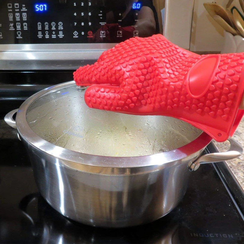 Luvas de silicone para churras - Oven Mitt Silicone avaliação e preço