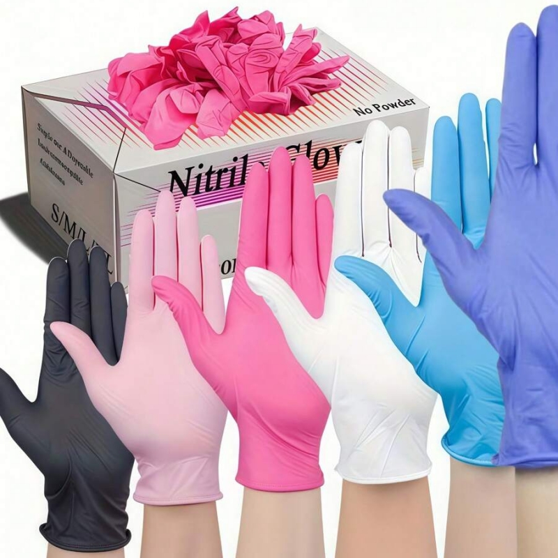 100 pçs luvas descartáveis de  - Nitrile Mechanic Glove avaliação e preço