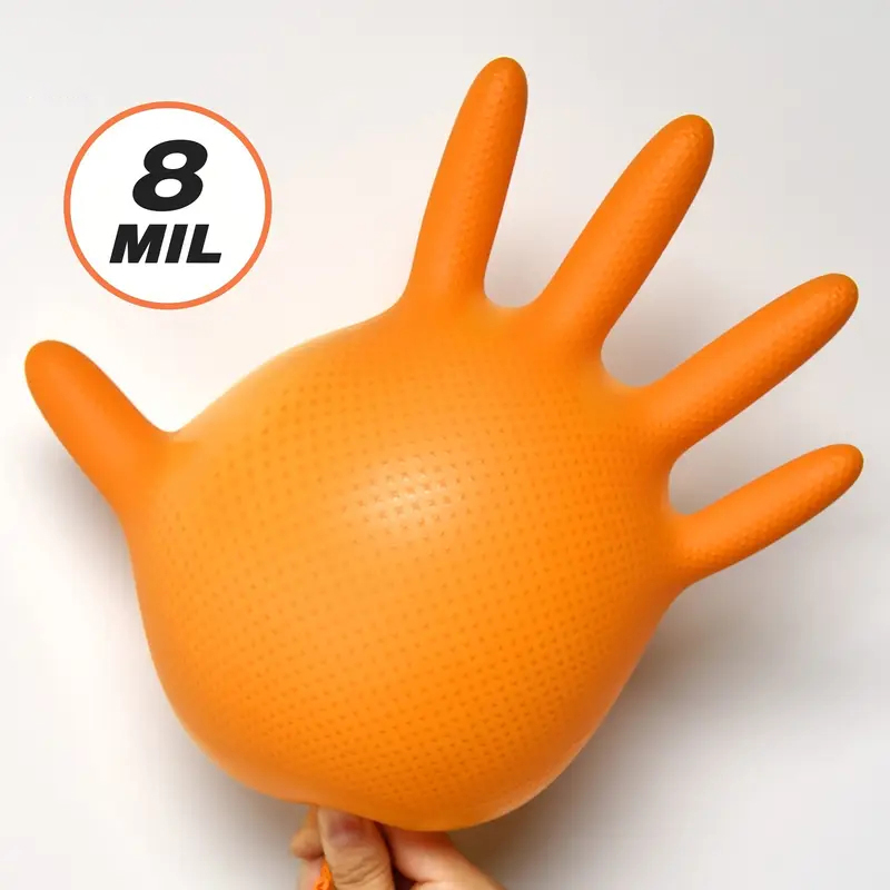 Luvas de Nitrilo Laranja Refor - Nitrile Mechanic Glove avaliação e preço
