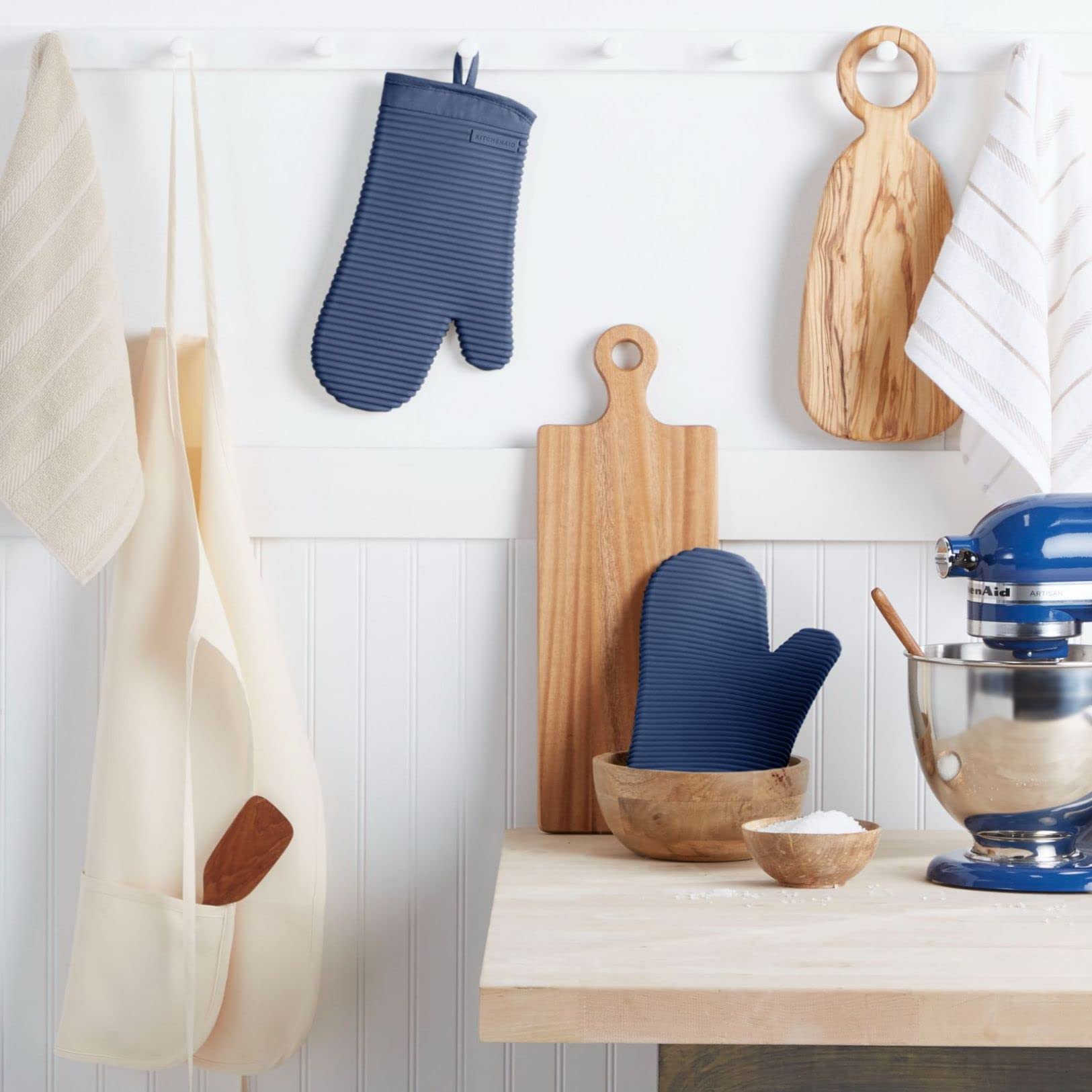 Luva macia com nervuras do for - Oven Mitt Silicone avaliação e preço